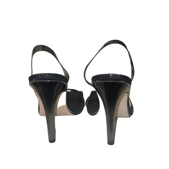 Good American Glitter Square Toe Heel - Picture 5 of 6